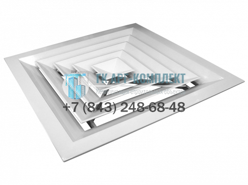 Алюминиевая потолочная решетка SHUFT 4CA 600x600.  �3