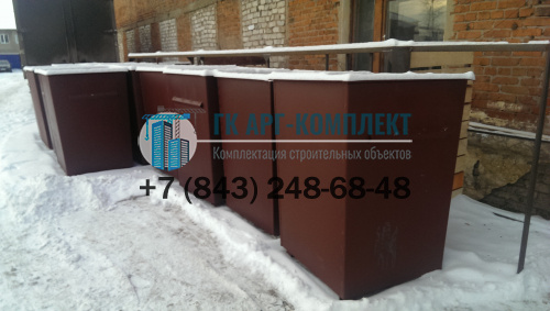 Контейнер для мусора 1,1 м3.  �2