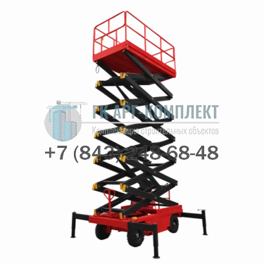 Подъемник ножничный несамоходный электрический PROLIFT PF1405 (PROLIFT SJY0.5-12) AC/DC 500кг 14м