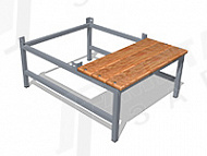 Подставка для шкафа 600.500 со скамьей