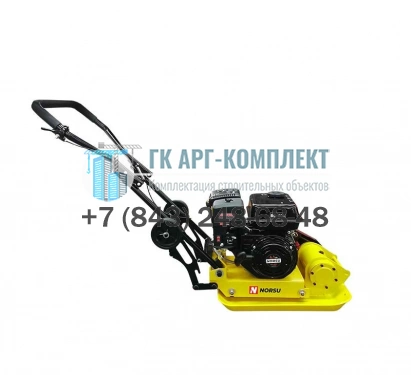 Виброплита бензиновая прямоходная NORSU RF-60L (колесный комплект) 60кг.  �4
