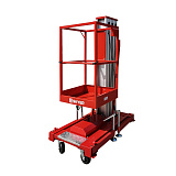 Телескопический подъемник одномачтовый SKYER GTWY6-100 AC/DC 125кг 8м