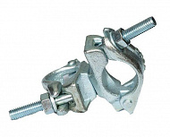 Хомут поворотный 48х48 мм, кованный, глухой