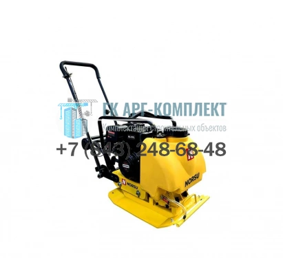 Виброплита бензиновая прямоходная NORSU RF-70TL (колесный комплект, бак для воды) 70кг.  �4