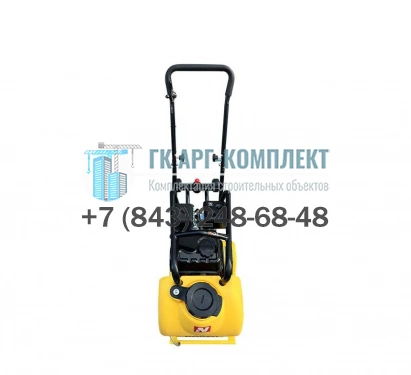 Виброплита бензиновая прямоходная NORSU RF-70TL (колесный комплект, бак для воды) 70кг.  �3