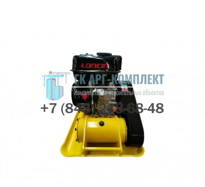 Виброплита бензиновая прямоходная NORSU RF-60L (колесный комплект) 60кг.  �5