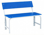 Скамья гардеробная со спинкой 1000 (ЛДСП)