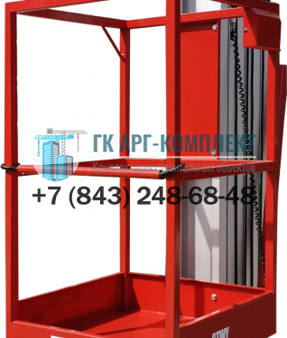 Телескопический подъемник одномачтовый SKYER GTWY6-100 AC/DC 125кг 8м.  �5