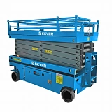 Подъемник ножничный самоходный с выдвижной платформой SKYER PL0823 230кг 8м