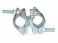 Хомут поворотный 60х60 мм, кованный, глухой