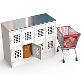 Шкафы для сумок и ручной клади