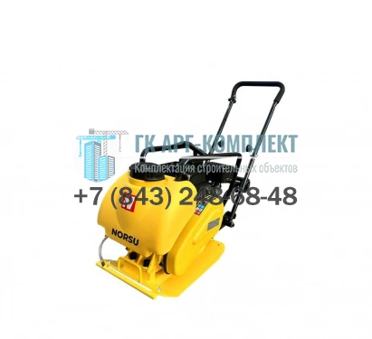 Виброплита бензиновая прямоходная NORSU RF-70TL (колесный комплект, бак для воды) 70кг