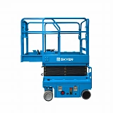 Подъемник ножничный самоходный с выдвижной платформой SKYER PL0624 240кг 6м