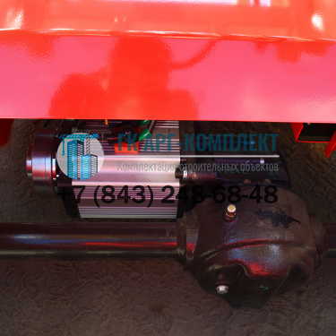 Подъемник ножничный самоходный ведомый (с электроприводной ручкой) QZ-050-110 500кг 13м.  �7