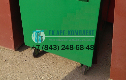 Колеса для контейнера ТБО