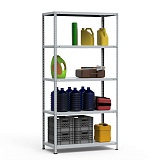 Усиленные металлические стеллажи с нагрузкой на полку до 200 кг