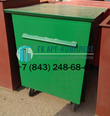Контейнер для мусора 0,75 м3.  �3